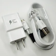 Для samsung US Plug зарядное устройство адаптер 9V 1,67 A Быстрая зарядка Micro USB кабель для samsung Galaxy S6 S7 Edge A3 A5 A7 note