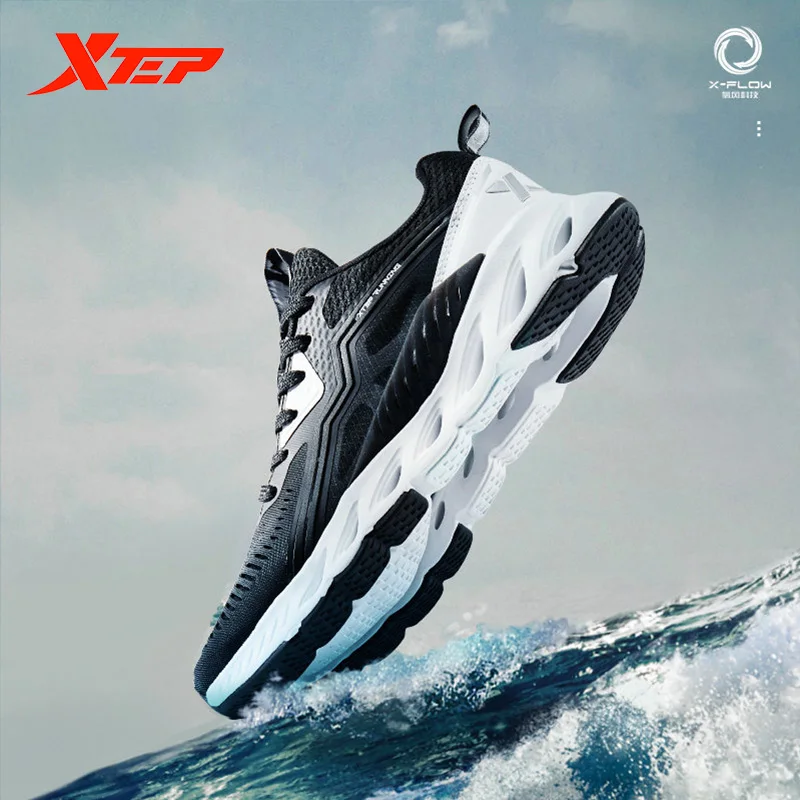Xtep X-FLOW, женская обувь для бега, дышащий светильник, сетчатая обувь для бега, кроссовки для женщин 881218119600