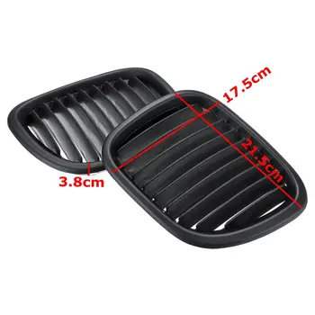 

1 Pair Matte Black Left&Right Car Front Kidney Grilles For BMW Z3 1996 1997 1998 1999 2000 2001 2002 Replacement Racing Grilles