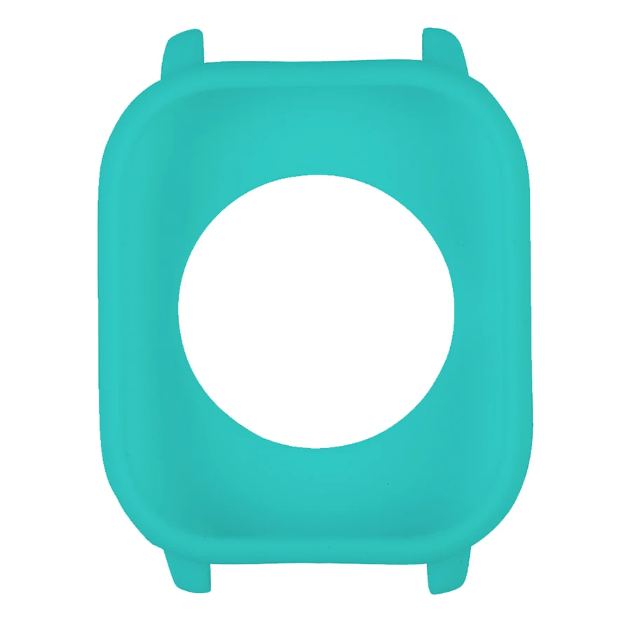 Защитный чехол для Xiaomi Amazfit GTS Часы Мягкий Силиконовый Корпус рамка Бампер протектор для Huami Amazfit GTS крышка аксессуары - Цвет: Mnit green