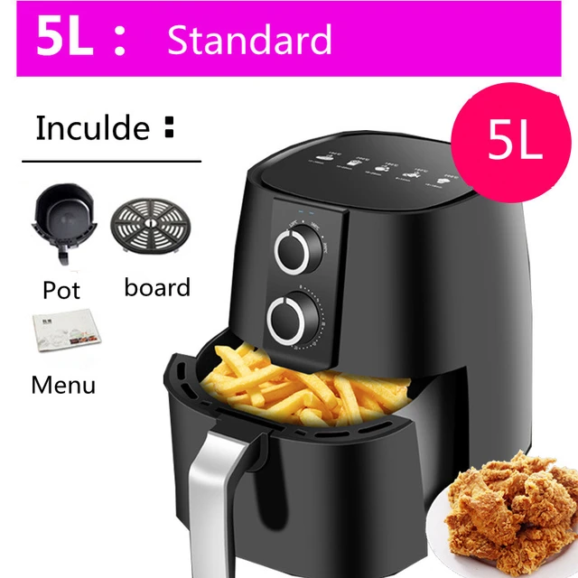 Household Air Fryer without oil Multifunctional Oven Air Deep Fryer Smart  Touch Screen fritadeira sem oleo - AliExpress