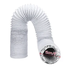 Air Conditioner Exhaust Pipe Vent Hose Flexible Outlet 150mm Portable Air Conditioner Exhaust Vent Pipe Ventilation Duct Hose