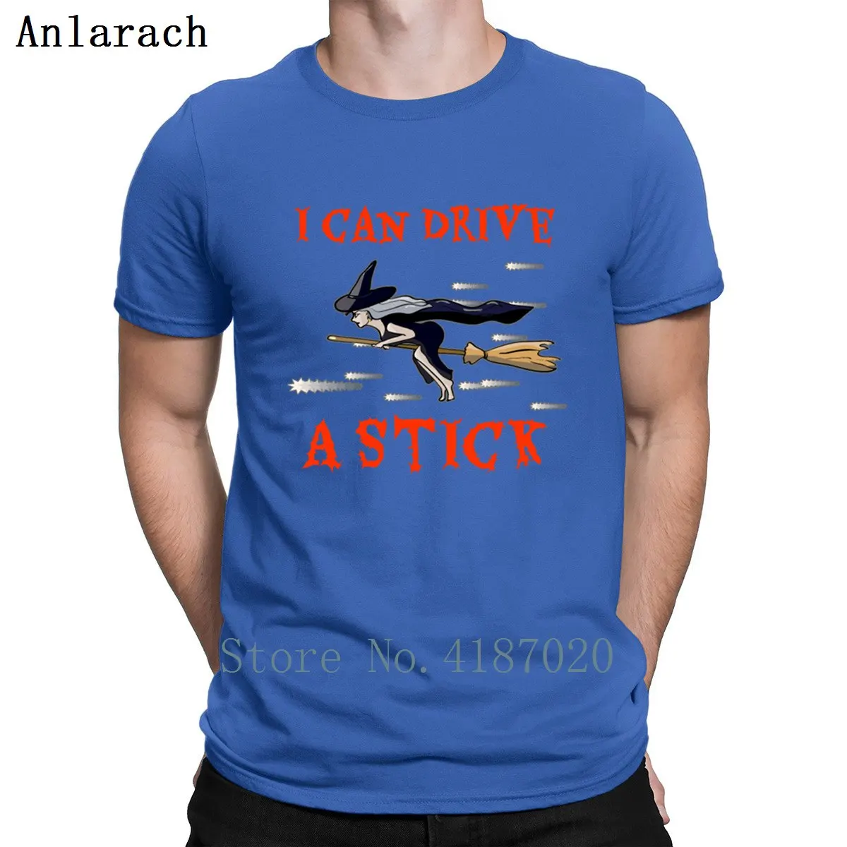 I Can Drive A Stick T-Shirt Top Tee Round Neck Custom Costume T Shirt For Men Great Slim Spring Tee Shirt Slogan - Цвет: Royalblue