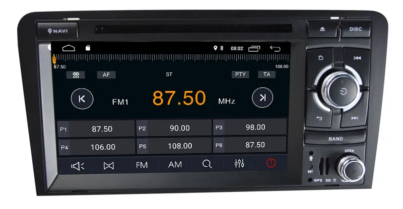 Discount Android 9.0  CAR DVD Player For Audi A3/S3(2003-2013)  GPS  Radio Navigation Multimedia Audio FM AM Radio Built in CarPlay  DAB+ 4