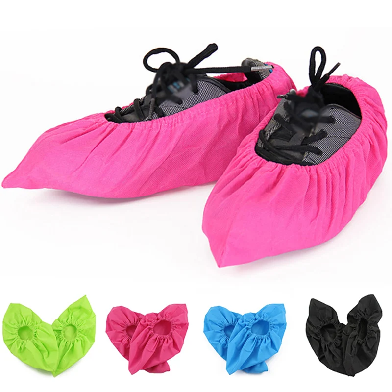 1 пара утолщенные многоразовые эластичные бахилы домашние противоскользящие обувь дышащая машина комната Фламинго пыли покрытия для ног