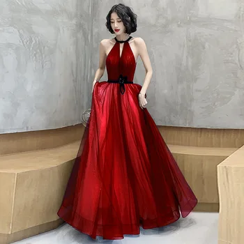 

Evening Dresses Elegant Blue Off The Shoulder Evening Dress Long Plus Size Formal Gowns 2020 Shining robe de soiree