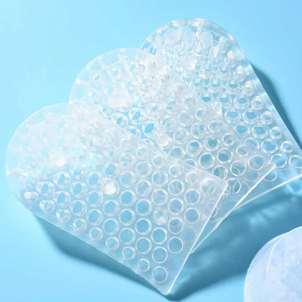 1pair Unisex Silicone Comfortable Inserts Invisible Height Insoles Five Layers max 6.5cm