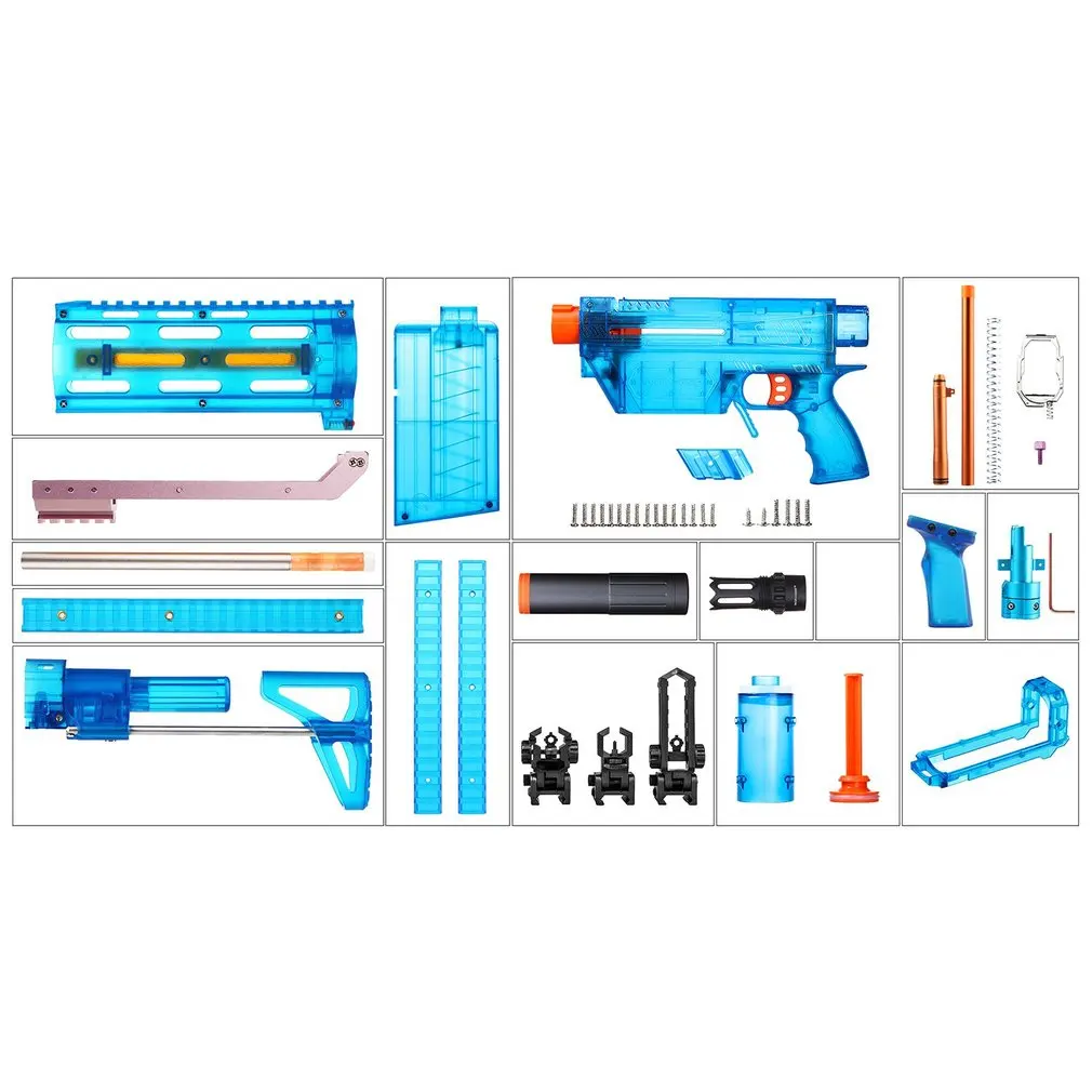 Рабочий Тип R полностью автоматический комплект аксессуары для игрушечного пистолета для Nerf Stryfe модифицированный набор YYR-001-024 игрушечный пистолет аксессуары подарок на Рождество для детей - Цвет: YYR-022