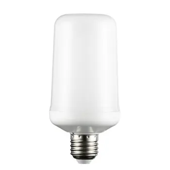 

ICOCO 99 LEDs E27 4W LED SMD2835 Flickering Flame Bulb Night Light with 3 Modes Flame Effec Simulated Fire Lamp Torch for Home