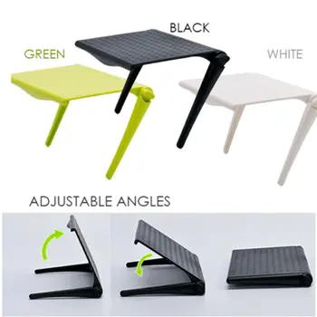 

New Folding Laptop Stand Desk Table Bed Adjustable Portable High Quality Computer Stand Tray Furniture 3 Colors