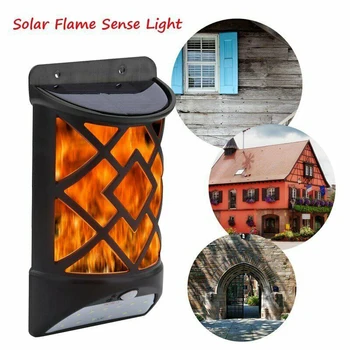 

Screws Solar Flame Light Garden Yard Pathway Easy installation Waterproof