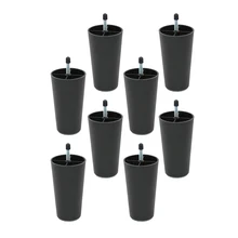 8x диван/стул/оттоманский конический мебельный ножной держатель законченный 125 мм