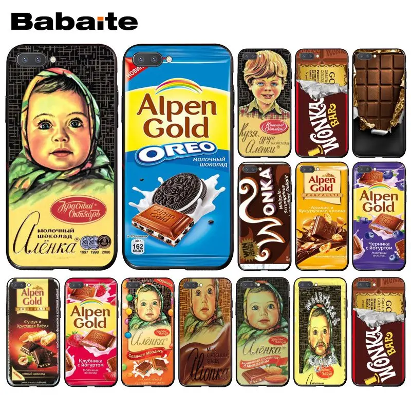 Babaite alenka bar wonka chocolate Phone Case for Huawei Honor 8X 9 10 20 Lite 9XPro 8C play 7A 7C Honor10i | Мобильные телефоны и