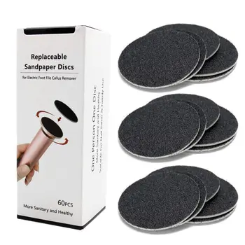 

60pcs Replacement Sandpaper Disk Discs for Electronic Foot File Callus Remover Tool