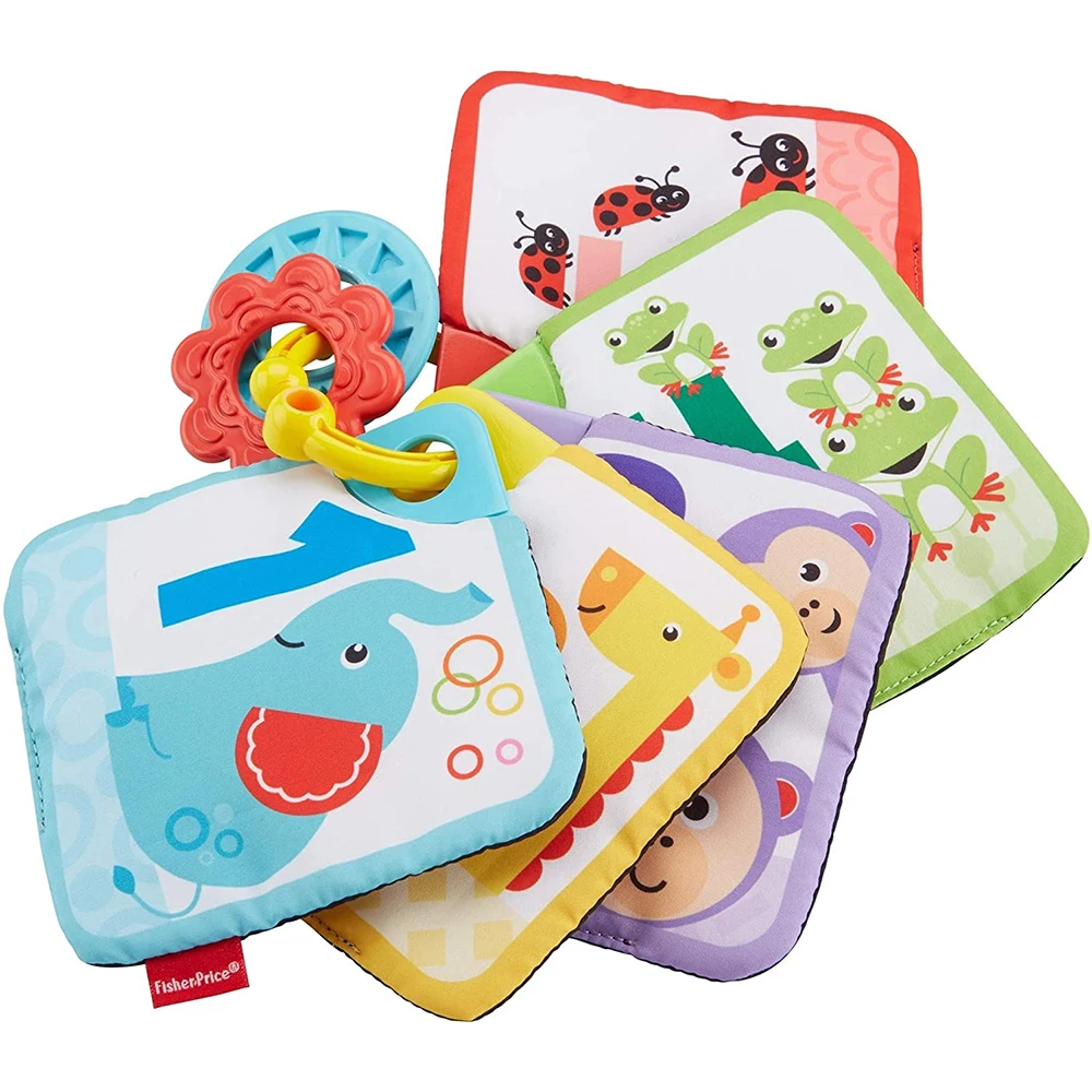 

FXB92 1-to-5 Years Old Learning Cards Training Baby Cards Animals Colourful Soft Cloth For Kids Playset