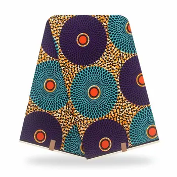 

Most popular Ankara wax prints Fabric High Quality African wax 6 Yards 100% Cotton Fabric Nigeria Wax Fabric For Party dress
