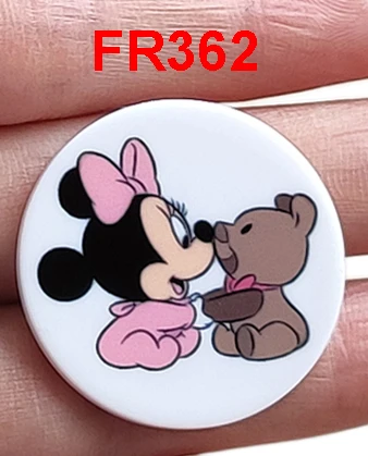FR-362 50 шт. 5 стилей микс прекрасный мультфильм мышь Flatback смолы кабошон плоское украшение из смолы DIY ремесла украшения аксессуары - Цвет: FR-362