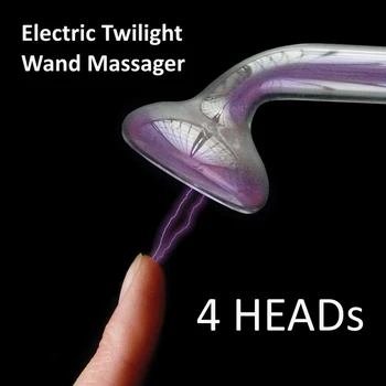 

Electric Twilight Wand Massager Professional High Frequency Spot Remover Facial Skin Care Beauty Device Kit Makeup Tool