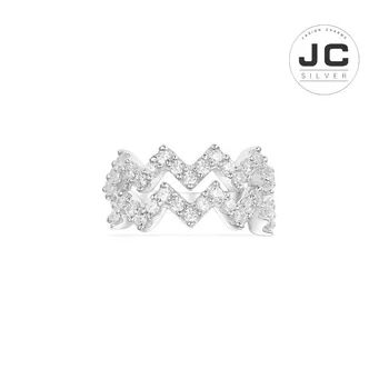 

New Fashion Charms Silver 925 Original Engraving,Up And Down Sliding Mono Ear Jacket For Women Mono Zircon Glamour Jewelry Gift