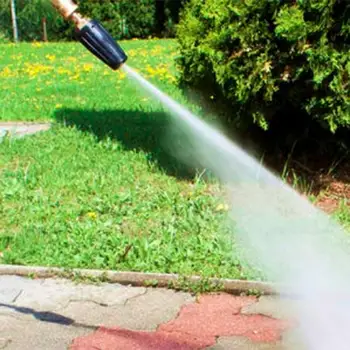 

4500 PSI Rotary Rotating Turbo Nozzle With 1/4" Quick Connect Plug Universal For Oiled Bricks Concrete Outdoor Cleaning