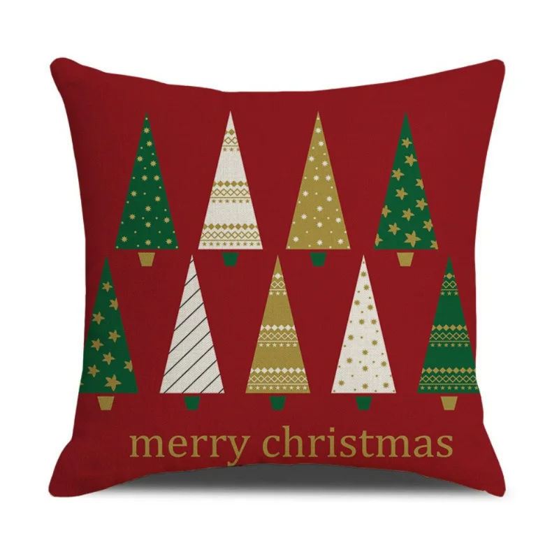 Рождественская наволочка для гостиной, дивана, дома, декоративная наволочка для дома - Цвет: AS0969A6