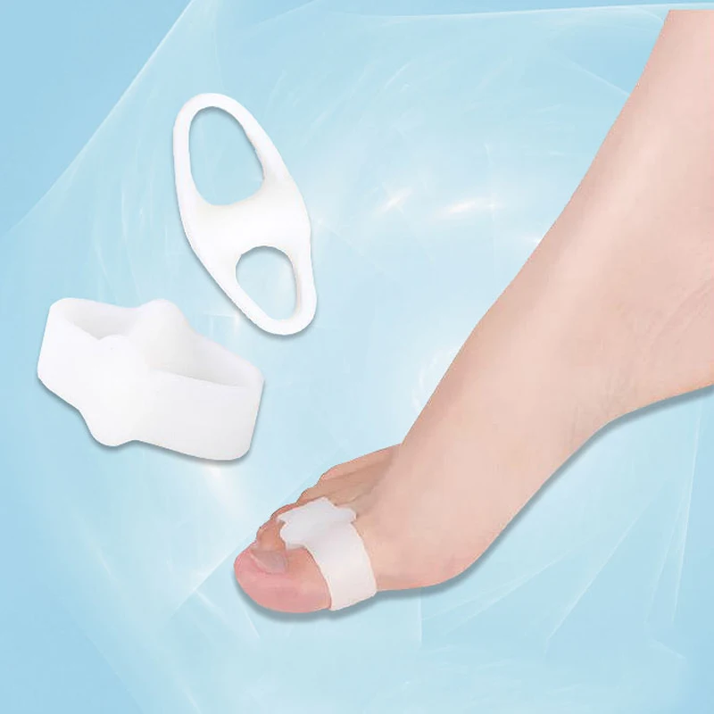 1-6 пар Hallux вальгус Bunion корректор разделители для пальцев ноги силиконовые инструменты для ног Педикюр Ортез костный корректор большого пальца ноги