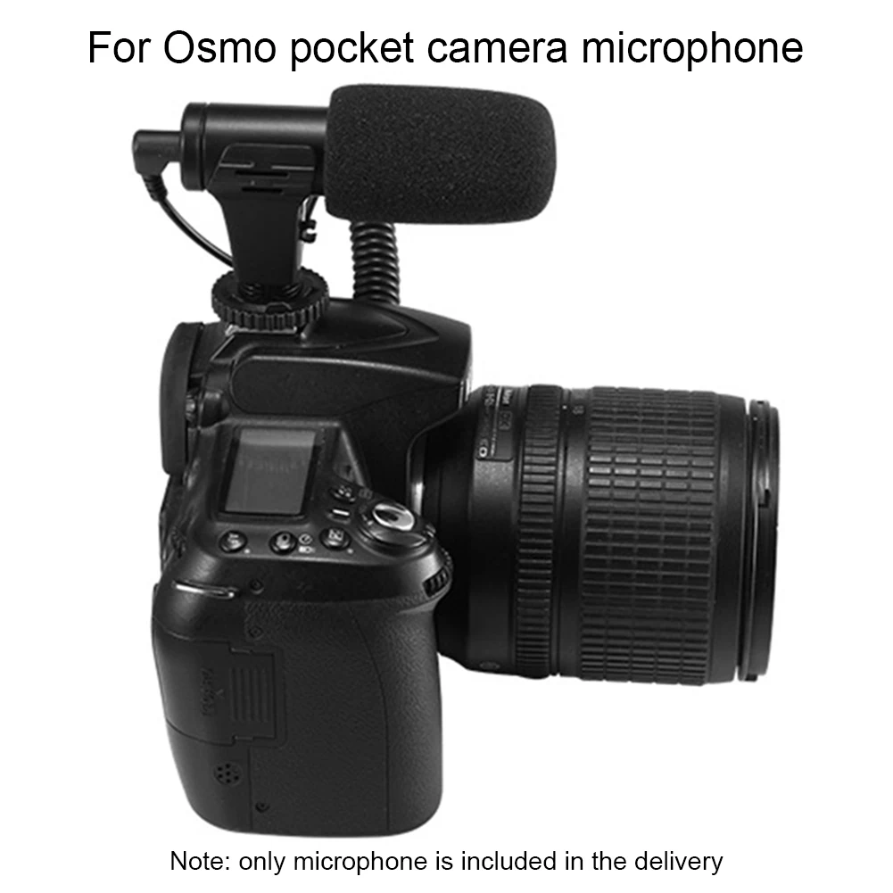 Микрофон 3,5 мм для съемки интервью стерео видео Запись микрофон для DJI Osmo Карманный микрофон