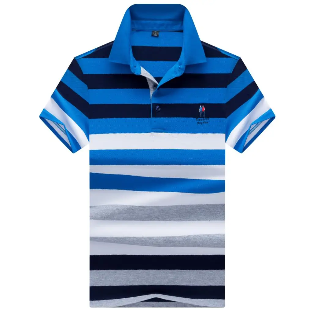 

Hollirtiger Men's Polo Short sleeve Cotton POLO Shirt Soft Popular M-XXXL Blue Green Gray Red Fashion Casual Man Top Tees Men