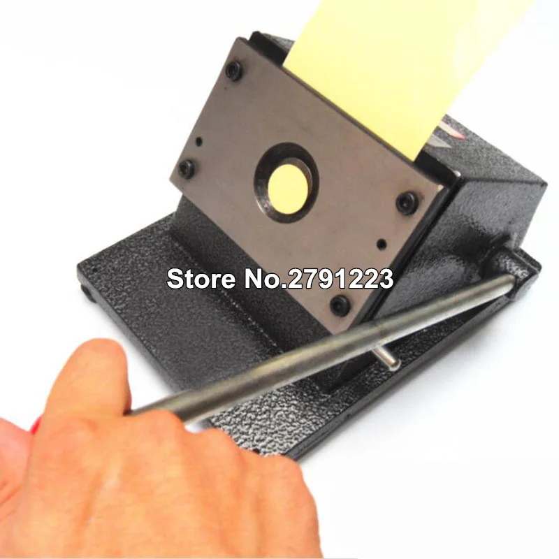 Desktop Manual 20mm 25mm 30mm 45mm 54mm Paper Graphic Punch Die Cutter DIY Button Maker Round Badge Cutter Card Cutting Machine