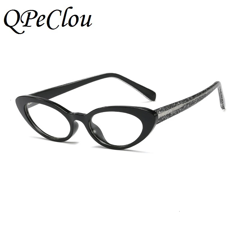 QPeClou TR90, маленькие овальные очки, оправа для женщин, фирменный дизайн, сексуальные очки кошачий глаз, женские цветные очки, оправа для очков