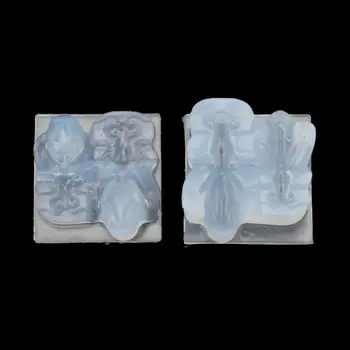 

3D Vivid Goldfish Pendant Silicone Mold Resin Casing Craft Jewelry Making Tools