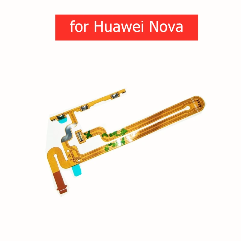Гибкий кабель питания для Huawei Nova Боковая кнопка включения и выключения гибкий
