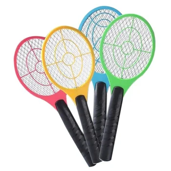 

Hand Racket Electric Swatter Home Garden Insect Bug Bat Wasp Zapper Fly Mosquito Pest Control DC112