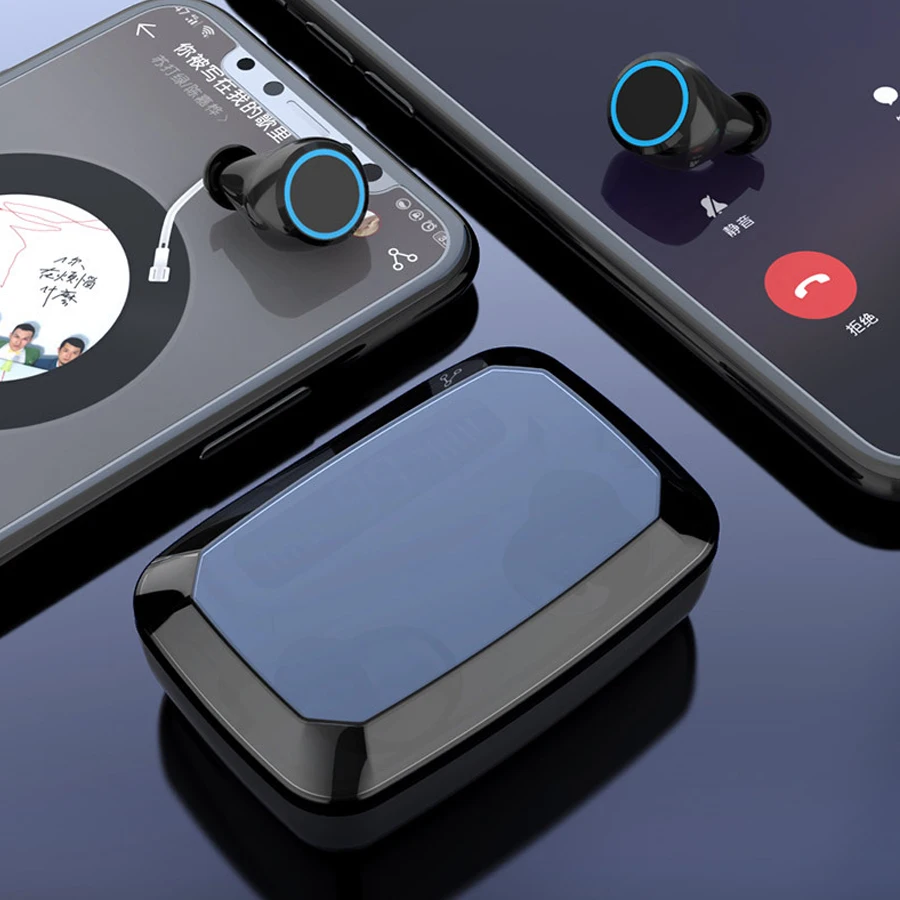 M11 tws5 0 ecouteur bluetooth sans fil for ecouteur iphone x sans fil iphone iphone 7 samsung xiaomi huawei ecouteurs 3300mah
