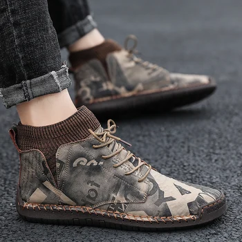 

Explosive mid-cut cross-border large size shock absorption single shoes casual shoes shock absorption student board shoes new