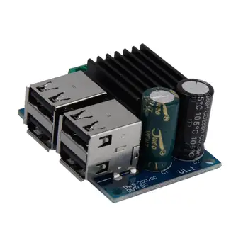 

DC 9V 12V 18V 20V to 5V 30W 6A Step Down 4-USB Port Step-down Module