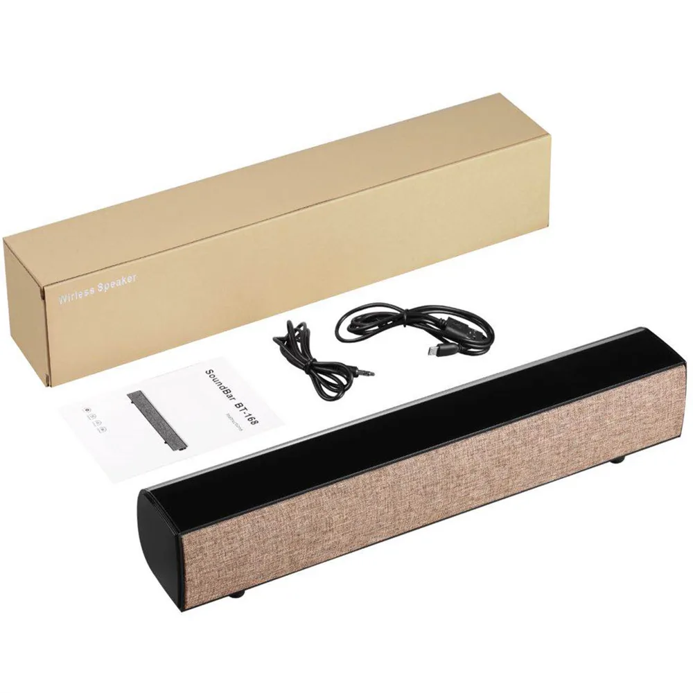 

HYASIA Bluetooth 4.2 Soundbar Wireless Sound bar Bluetooth Speaker TV Home Theater Sound System Portable Subwoofer Loudspeaker