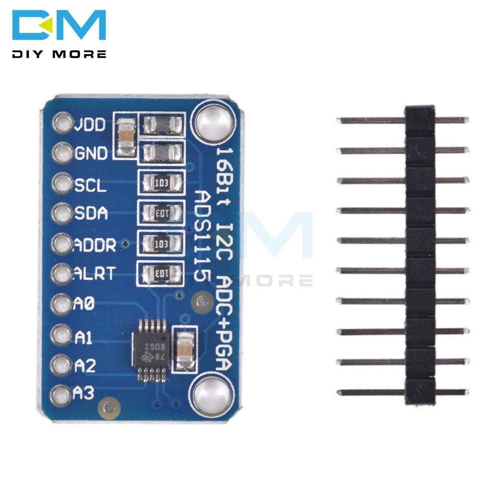 I2c Ads1115 Module 16 Bit Precision Analogtodigital Converter Adc 4