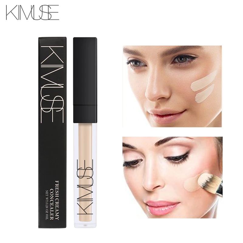 

KIMUSE Liquid Concealer Makeup for Face Full Cover Dark Circles Blemish Convenient Foundation Cream Contour Primer Cosmetics