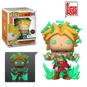 6 дюймов погоня Funko поп официальный Dragon Ball Z-Legendary Super Saiyan Broly светится в темноте Коллекционная Виниловая фигурка модель игрушки