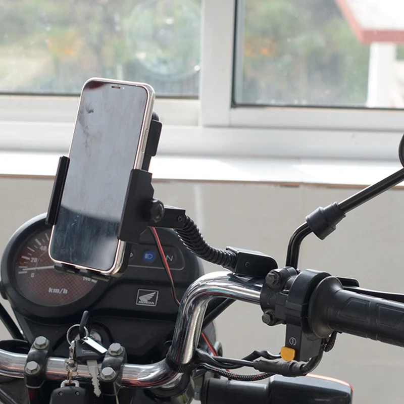 Motorcycle Phone Holder Wireless Charger Motorcycle Charger Mount For Phones Fast Wireless Charge Moto Accessories