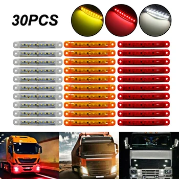 

Assembly Marker 100x15mm Lights DC12-24V 30pcs Sealed 9 LED Truck Trailer