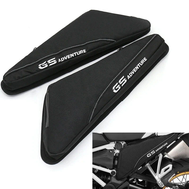 

Для BMW R1200GS ADV LC R1250GS F750GS F850GS R1200R мотоциклетная Рама боковая сумка для инструментов размещение водонепроницаемые мотоциклетные рамы сумки