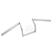 Хромированная сталь 22 мм на заказ высокий бар откатной мотоцикл широкий руль мотоцикла универсальный для Honda Harley Chopper Bobber Softail Dyna