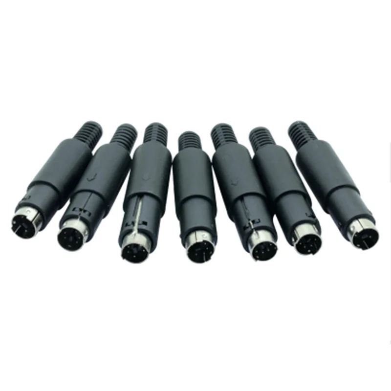 10 pcs lote conector mini din 3 01