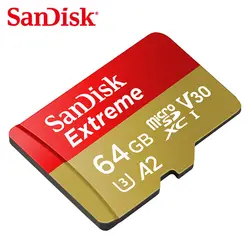 SanDisk Extreme карты памяти 256 GB 128 GB SDXC объемом 64 Гб Micro SD карты U3 Class10 V30 UHS-I читать до 160 МБ/с. TF карты Поддержка 4 K UHD