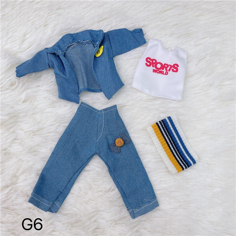 DOLLS Clothes 30cm For 1/6 Movable Joint Bjd Doll Girls Toy