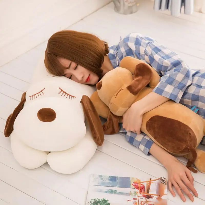 

Software down Cotton pa gou Doll Pillow Cartoon Dog Plush Toys Pajama Strip Back Cushion for a Girlfriend Gift