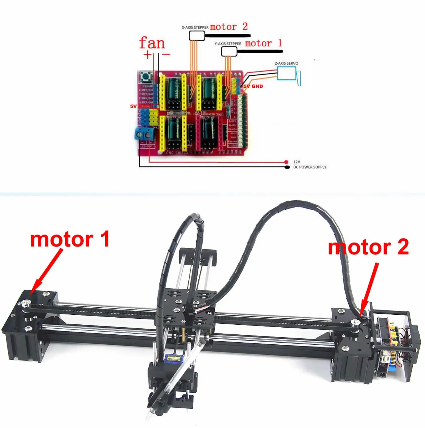 LY drawbot ручка для рисования робот машина для нанесения надписей corexy XY-плоттер Робот-машина для письма не поддерживает лазерную головку