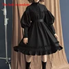 New Arrival 5 Colors Gothic Lolita Dress Japanese Soft Sister Black Dresses Cotton Women Princess Dress Girl Halloween Costume ► Photo 1/6